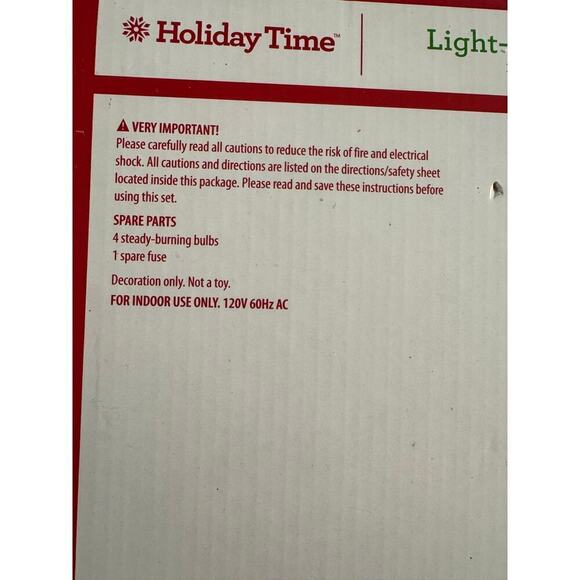 Christmas Tree Light Up Star Tree Topper NWT NIB - Picture 2 of 4